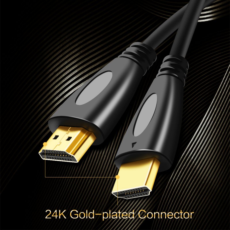 1.4V HDMI Gold-plated 1080p 3D High Resolution Cable Male to Male Video Connector for HDTV PS3 / 4 Projector