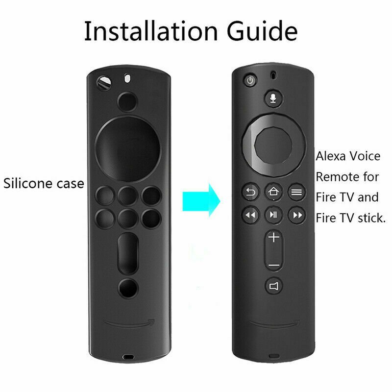 Soft Silicone Rubber Case Cover Skin Shell for Amazon Fire TV Stick Remote 