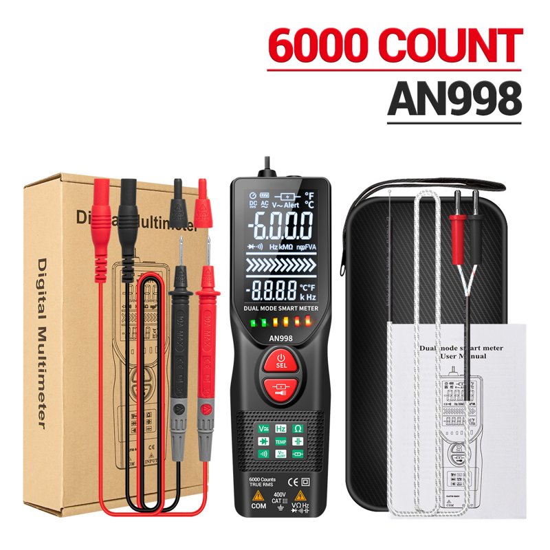 ANENG An998 Smart  Induction Pen Dual-mode Multimeter Non-contact High-precision Line Detection Tester Multi-functional
