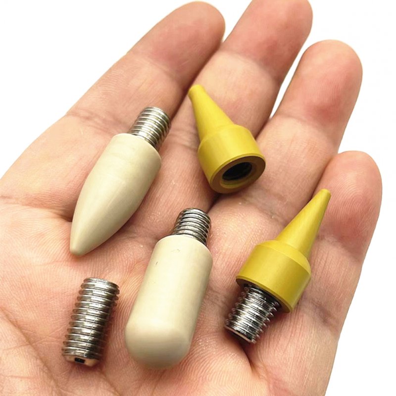 2Pcs Dent Repair Tool Replacement Hammer Heads Tap Down Tools Paintless Pit Removal Leveling Hammer Heads Accessories 