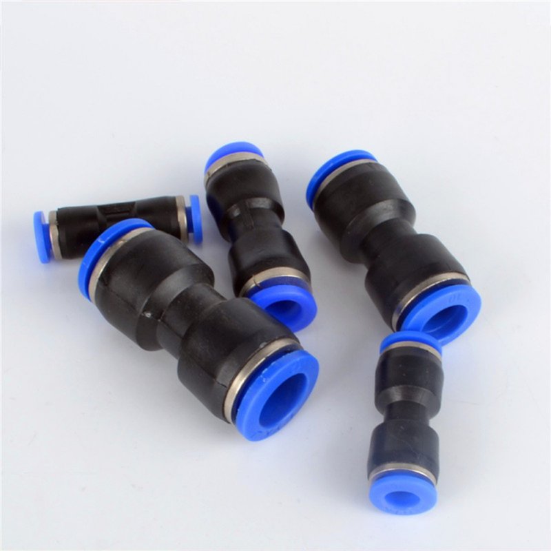Straight Push Connectors Quick Release Pneumatic Air Line Fittings 4mm 6mm 8mm 10mm 12mm 14mm 16mm for 