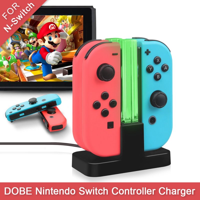 4-in-1 Game Controller USB Charge Station Fast Charging Stand 