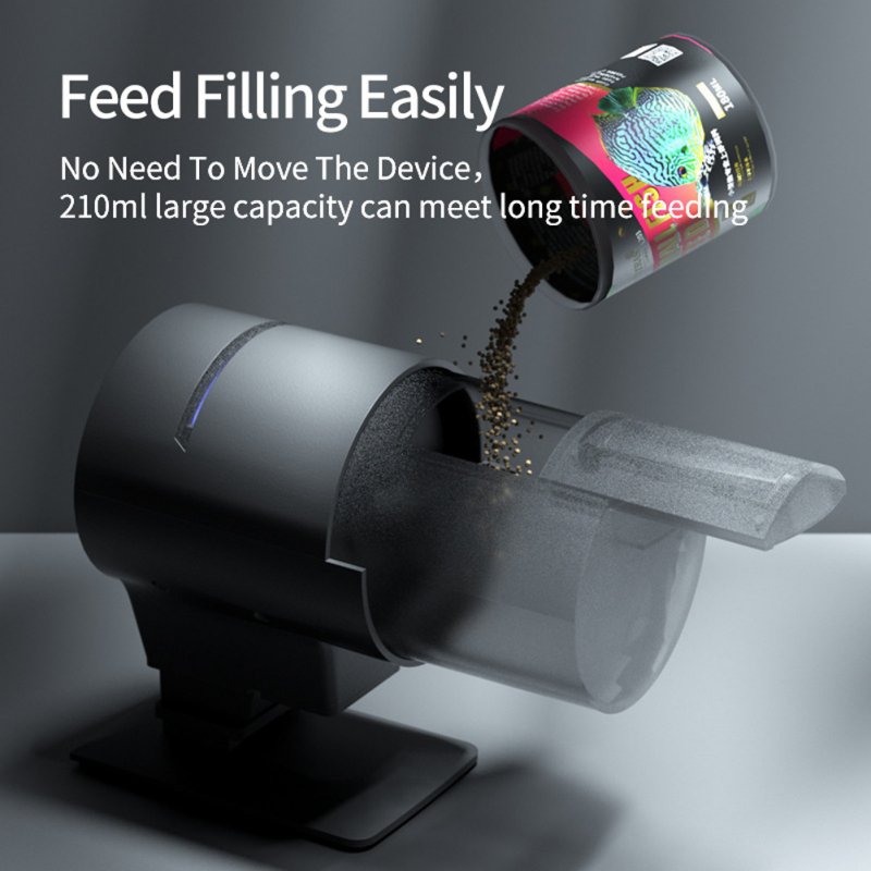 Wi-fi Automatic Fish Feeder Long Range Remote Control Intelligent Timing Food Dispenser For Aquarium Fish Tank 