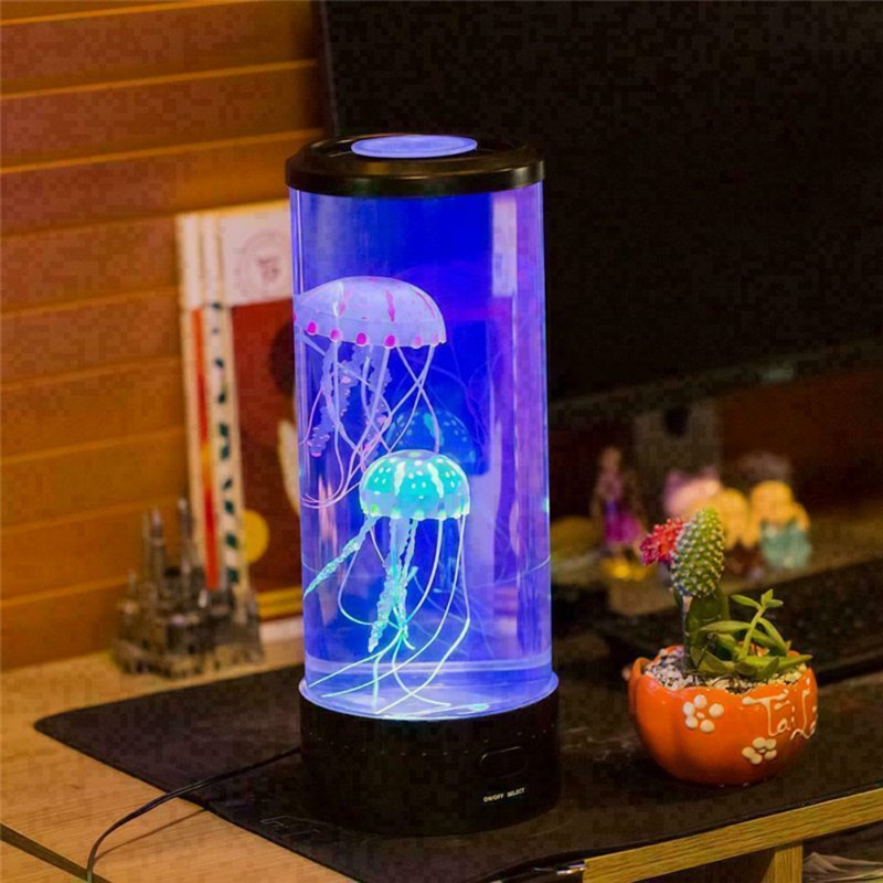 Led Jellyfish Lamp Usb Charging Aquarium Tank Color Changing Usb Night Light 
