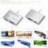cabledeconn Mini DisplayPort to HDMI 4k VGA Adapter 2 in 1 Cable for Mac MacBook Pro Air Surface Pro blue