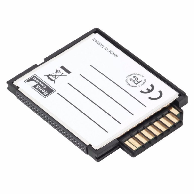 Single Slot for Micro SD / SDXC TF CF Card Type I Memory Card Reader Adapter for the Latest Recorder 
