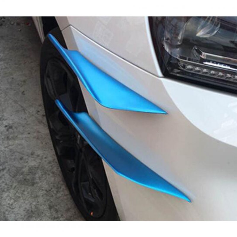 4Pcs Car Front Bumper Canard Lip Splitter Fin Body Spoiler Universal Modified Decoration  