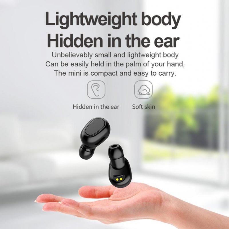 L22 TWS Bluetooth 5.0 Headset Wireless In-ear Headphones With LED Digital Display Sports Earphones I 