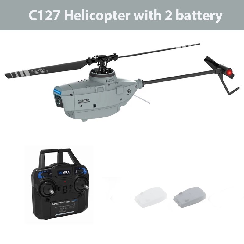 C127 2.4g Remote Control Helicopter 4ch 6-axis Gyro HD Aerial Photography RC Drone 