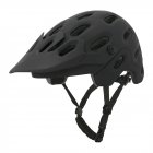 crash helmet MTB Road Cycling Helmet Ultralight Breathable Bike Riding Helmet Head Adjustable Visor Helmet black M  54 58CM 