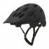 crash helmet MTB Road Cycling Helmet Ultralight Breathable Bike Riding Helmet Head Adjustable Visor Helmet black L  58 62CM 