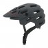 crash helmet MTB Road Cycling Helmet Ultralight Breathable Bike Riding Helmet Head Adjustable Visor Helmet gray M  54 58CM 