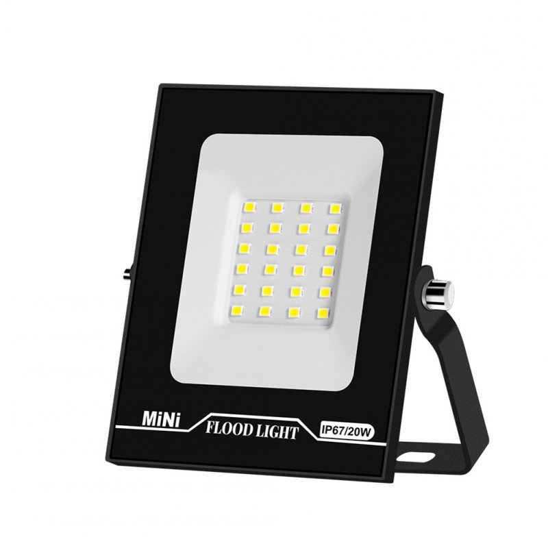 Led Flood Light IP67 Waterproof High Brightness Outdoor Lighting Spotlight with Adjustable U-shaped Bracket 
