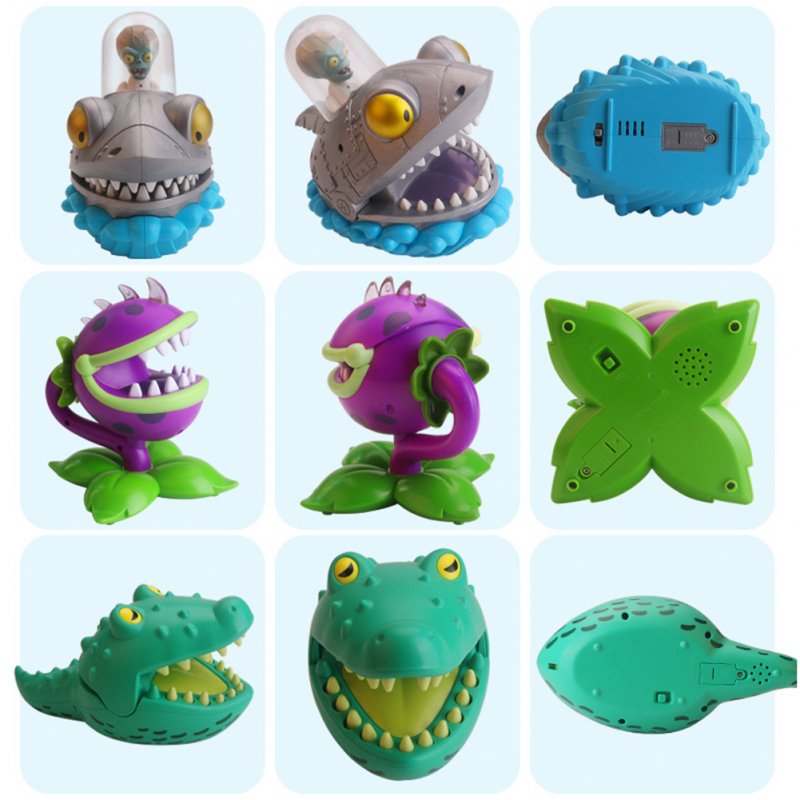 Children Biting Finger Toys Funny Animal Plant Shape Tricky Toys Parent-child Interactive Game For Birthday Gifts H28016: Shark