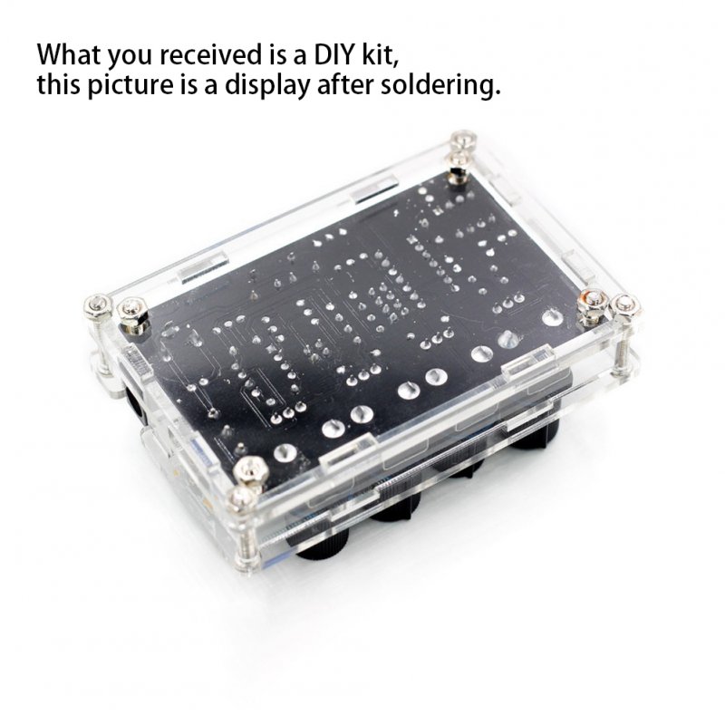 Icl8038 Multifunctional Signal Generator Diy Kit with Shell Output 5hz~400khz Adjustable Frequency Xr2206