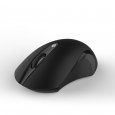 Silent Wireless Mouse Rubber Black