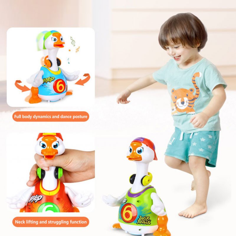 Swinging Goose Toy Children Electric Singing Dancing Goose Early Educational Toy 