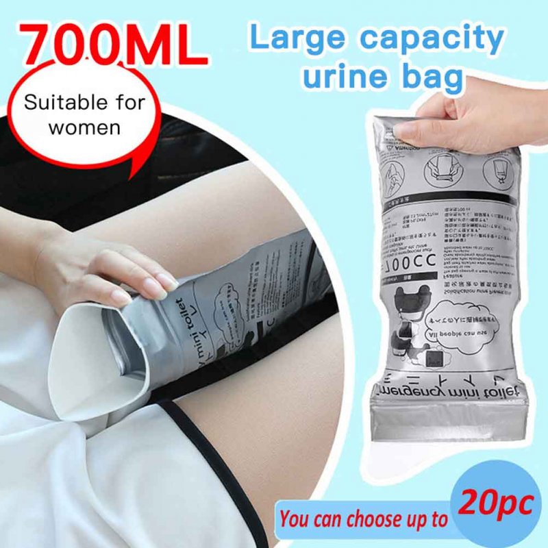 700Ml Outdoor Emergency Urinary Bag Convenient Portable Urinary Bag Travel Baby Women Men Motion Sick Vomiting Bag 10pcs 