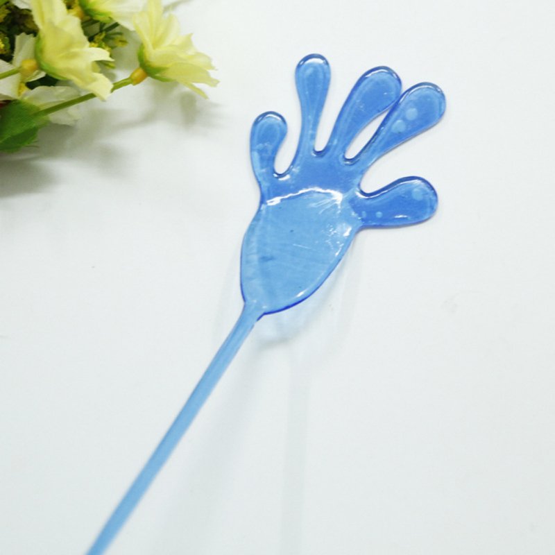 Plastic Elasticity Flexible Stretchable Sticky Palm Climbing Wall Creative Tricky Toy 
