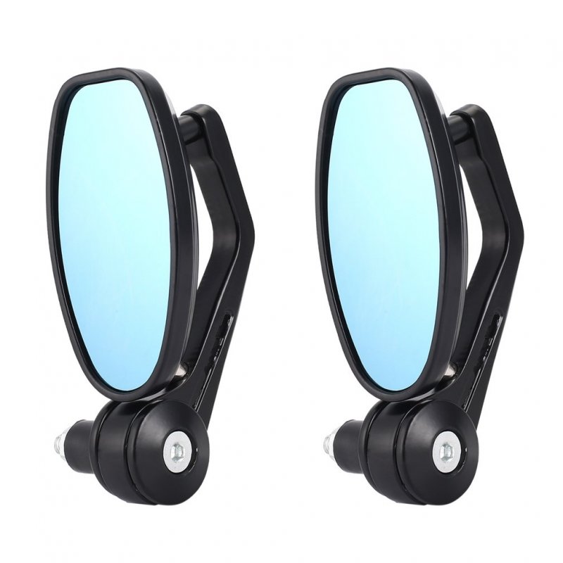 Motorcycle Rearview Mirror 7/8" Handle Bar End Aluminium Alloy Rearview Side Mirrors 