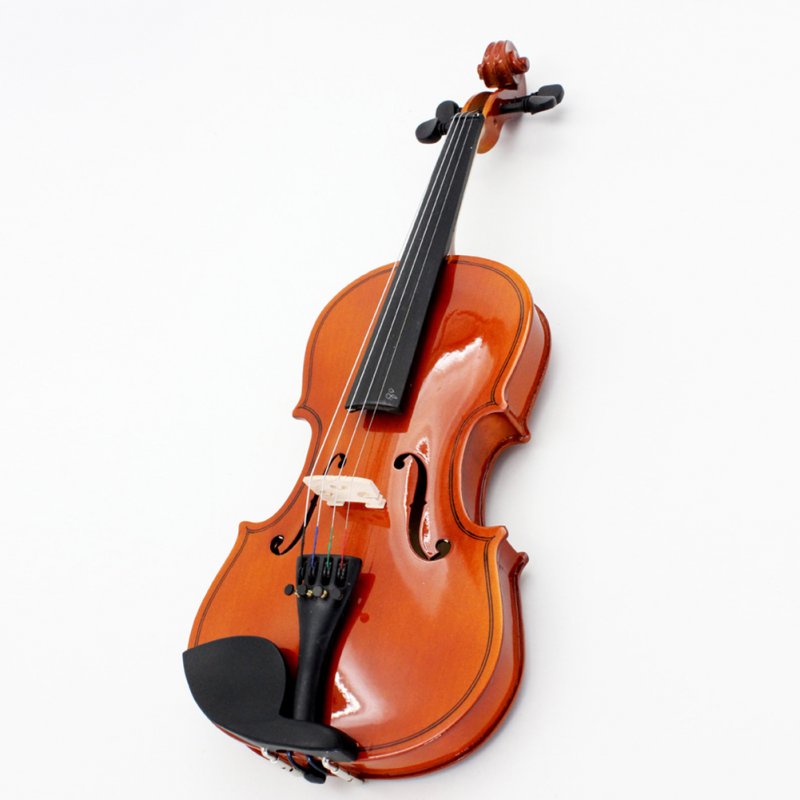 Basswood Violin with Bow Vase For Beginners Practice Students Kids Christmas Gifts 1/8
