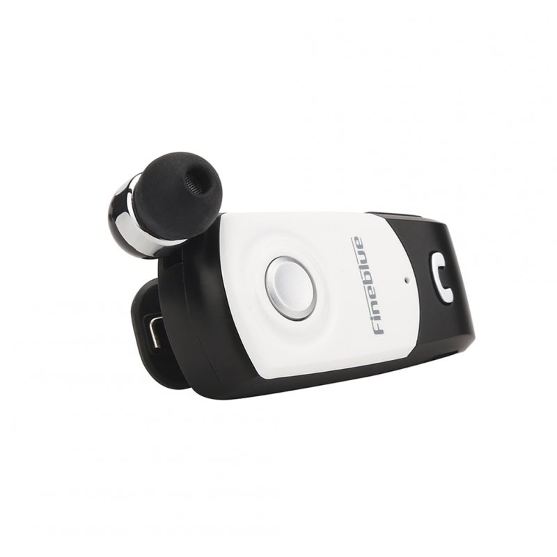 F960 Smart Bluetooth Headset 1-to-2 Telescopic Wireless Clip-on Earphone Handsfree Earbuds 