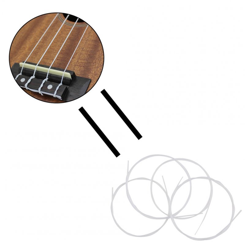 4pcs Ukulele Kit 21/23/26inch Single-layer Waterproof Bag+U100 String+Strap+Capo Delicate Ukelele Set Musical Instrument Accessories black_23inch