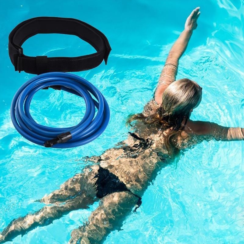 Swim Training Belt Swim Bungee Cords Resistance Bands Swimming Harness Static Swimming Belt For Training Fitness Accessories 