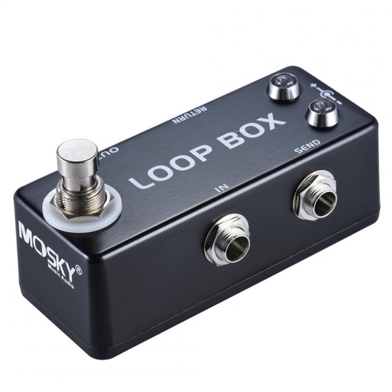 Mosky Loop Box Mini Guitar Effect Pedal Switcher Channel Selection True Bypass 