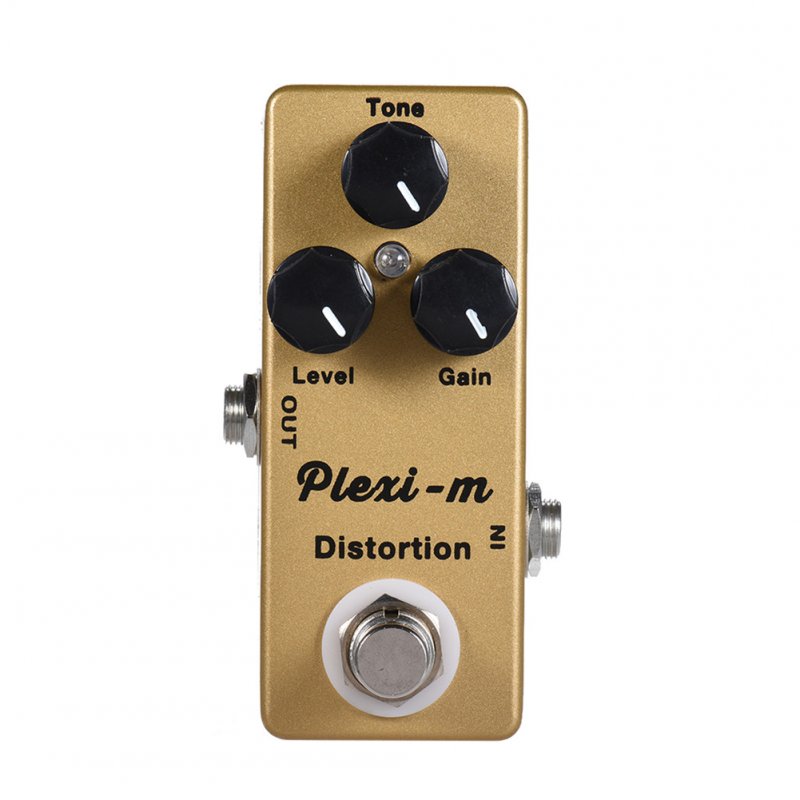 MOSKY Plexi-m Electric Guitar Distortion Effect Pedal Full Metal Shell True Bypass 