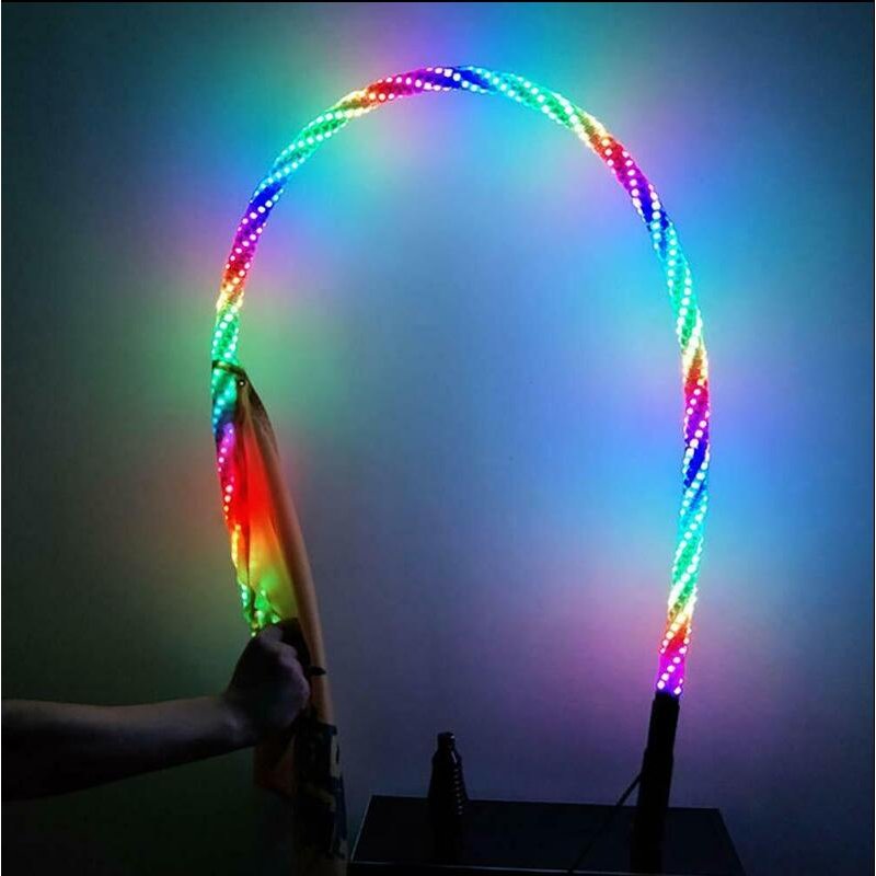 3FT DC12V  RGB Waterproof Bendable Wireless Remote Control Super Bright LED Flagpole Lamp Light 