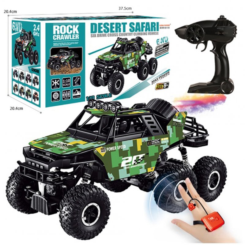 1:10 Remote Control Car Spray Off-road Vehicle Gesture Sensing Climbing Car Toys for Boys Christmas Gifts QX3688-43T