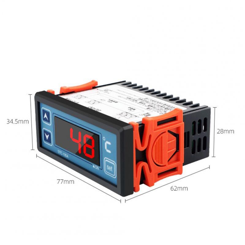 Stc-100a 220vac Temperature Controller Digital Adjustable Temperature Smart Thermostat