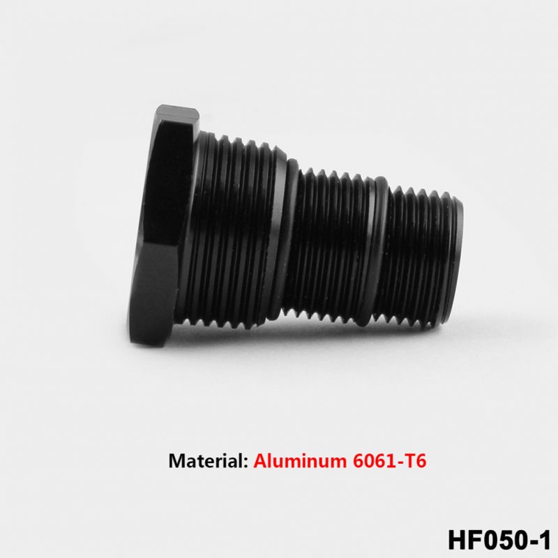 1pcs 1/2-28 to 3/4-16, 13/16-16, 3/4NPT Automotive Threaded Oil Filter Adapter Black 1/2-28 to 3/4-16, 13/16-16, 3/4NPT