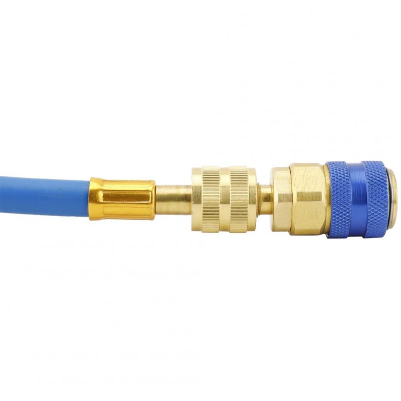 A/C Oil and Dye Injector Hand Turn Screw-in Air Conditioning Coolant Filling Tube Injection Tool