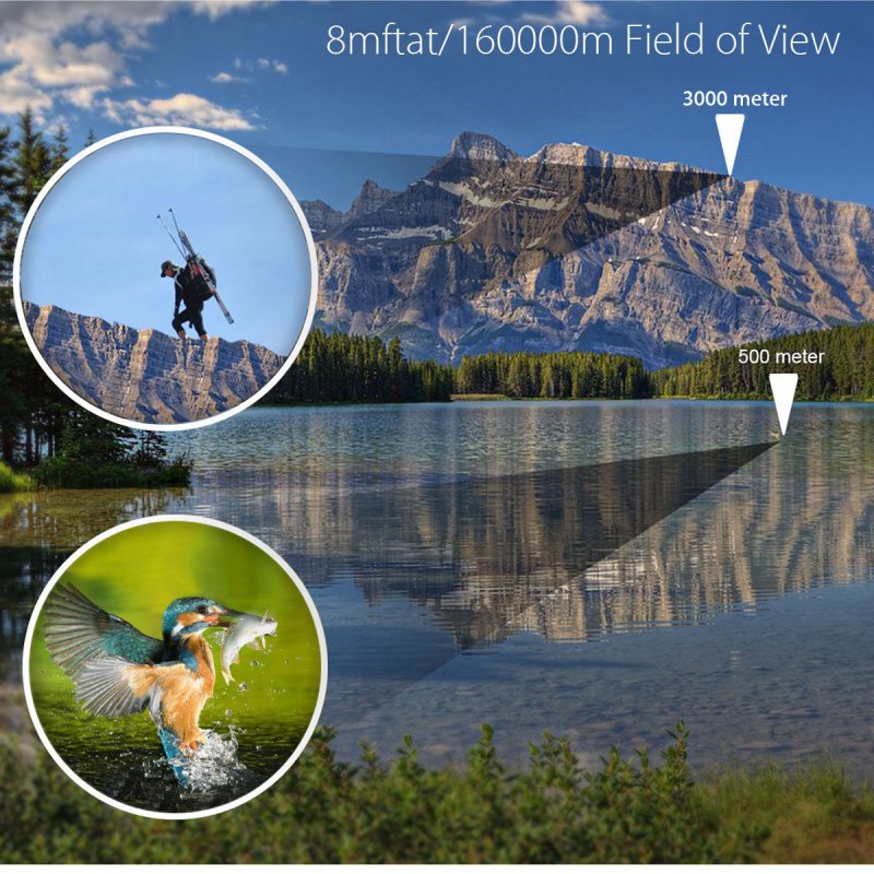 60x60 Day/Night Telescope Zoom Ultra HD Binoculars for Hunting Camping 