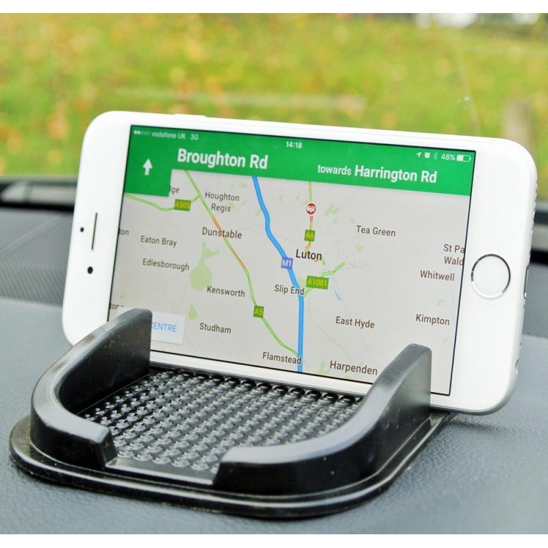 Car Mobile Phone Holder Non Slip Dashboard Mat Anti Skid Grip Mount - 