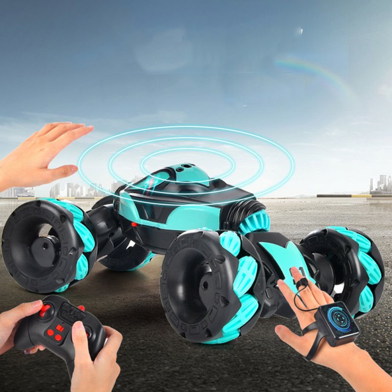 Remote Control Deformation Car with Light Gesture Induction Off-road Twisting Car 