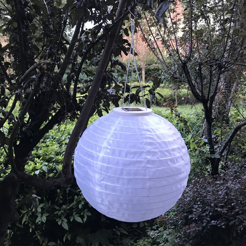Outdoor Hanging Solar Lanterns IP55 Waterproof Led Lights for Wedding Party Christmas Decoration Cold W