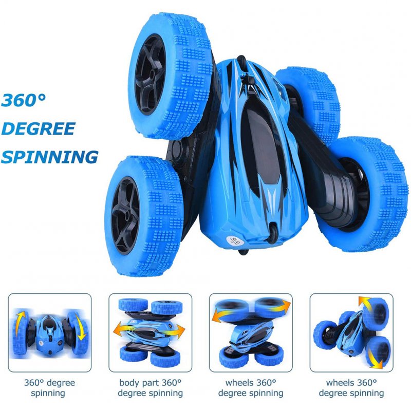 2.4G Remote Control Stunt Car Double-sided 360 Degree Tumbling RC Car Model Toys For Children Birthday Christmas Gifts 