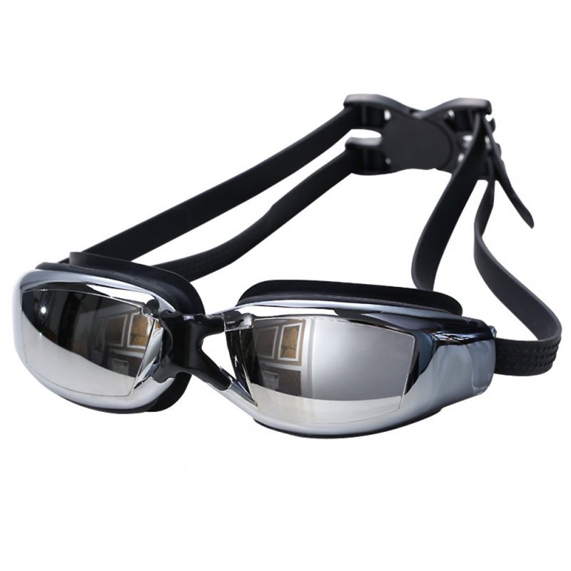 Men Women Swimming Goggles Professional Waterproof Anti-fog HD Large Frame Swimming Glasses Swim Eyewear