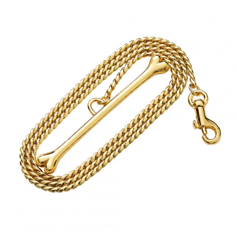 Pet Dog Chain High Strength Anti-Bite Stainless Steel Traction Rope Pet Supplies for Small Medium Large Dogs 