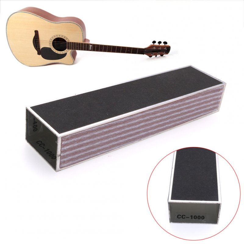 Guitar Fret Sanding Leveler Beam Bass Leveling Bar Luthier Polishing Tool with Sandpaper Board Guitarra Protector 