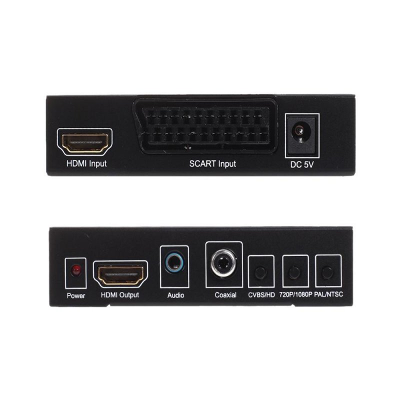 SCART HDMI to HDMI Converter Full HD 1080P Digital High Definition Video Converter Adapter for HDTV  