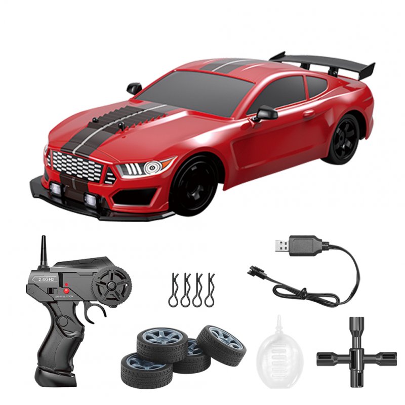 1:16 Remote Control Car Spray Drift High-speed Rechargeable Off-road Vehicle with Light 