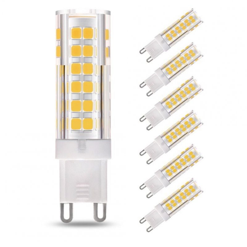 G9 75led Light Bulb 7W 220-240V 2835smd 450lm High Brightness Energy Saving Long Service Life Lamp 3000K Warm White