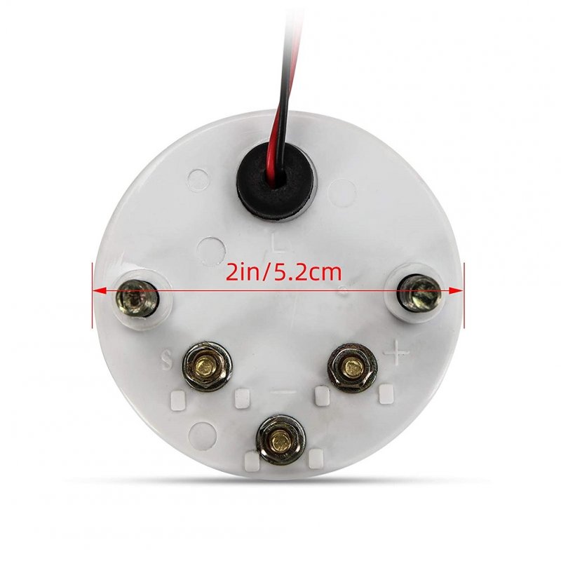 12v 52mm Universal Aluminum Car  Fuel  Gauge Fuel Level Gauge Meter High Sensitivity Upgrade Modification Accessories Parts 