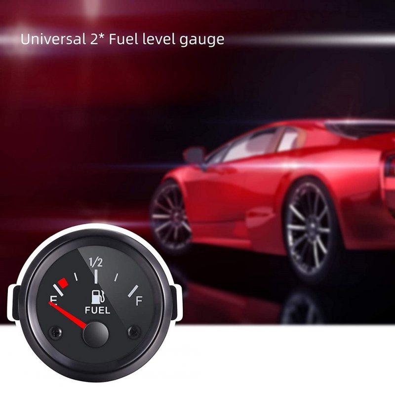 12v 52mm Universal Aluminum Car  Fuel  Gauge Fuel Level Gauge Meter High Sensitivity Upgrade Modification Accessories Parts 