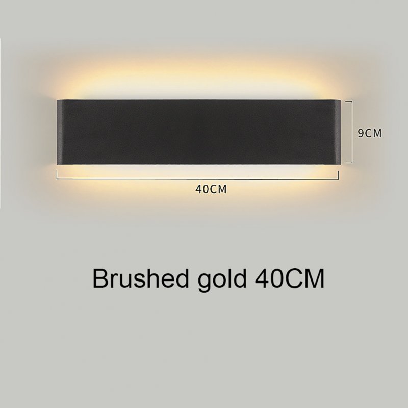40cm 85-265v 14w Rectangle LED Wall Lamp Ultra-Thin Remote Control Bedroom Bedside Light 