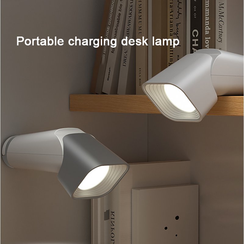 5W Portable UBS LED Desk Lamp With 2000mAh Large Capacity Battery Adjustable Brightness Eye Protection Battery Powered Night Lights Flashlight Study Lamp 